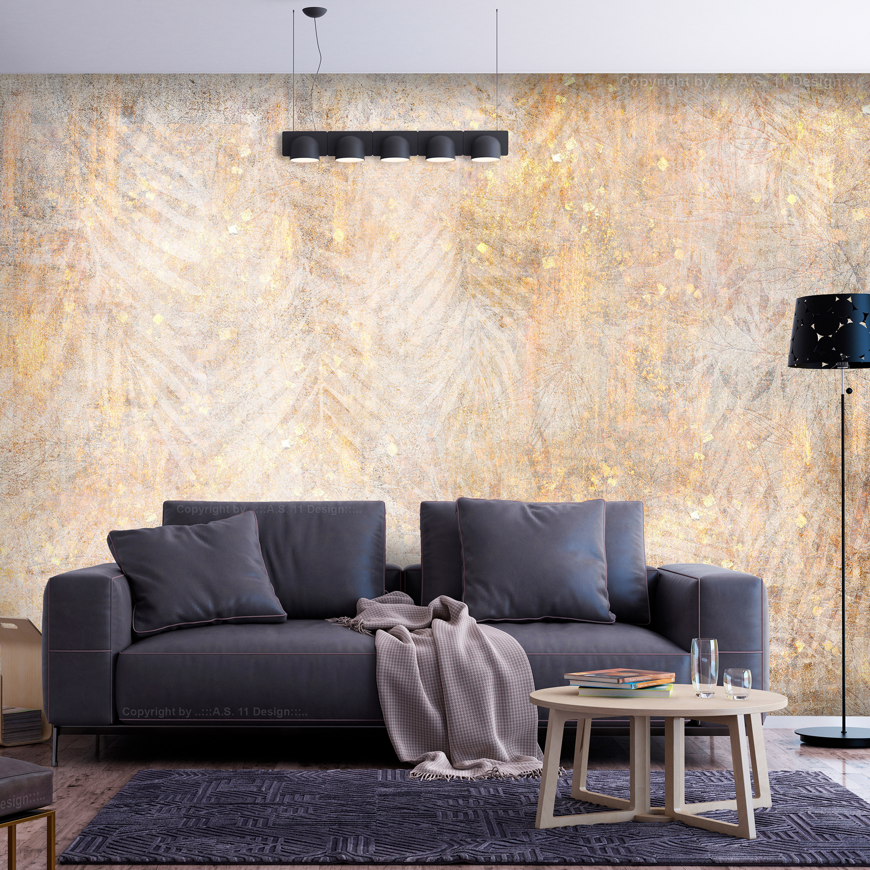 Self-adhesive Wallpaper - Dancing Emotions - 98x70