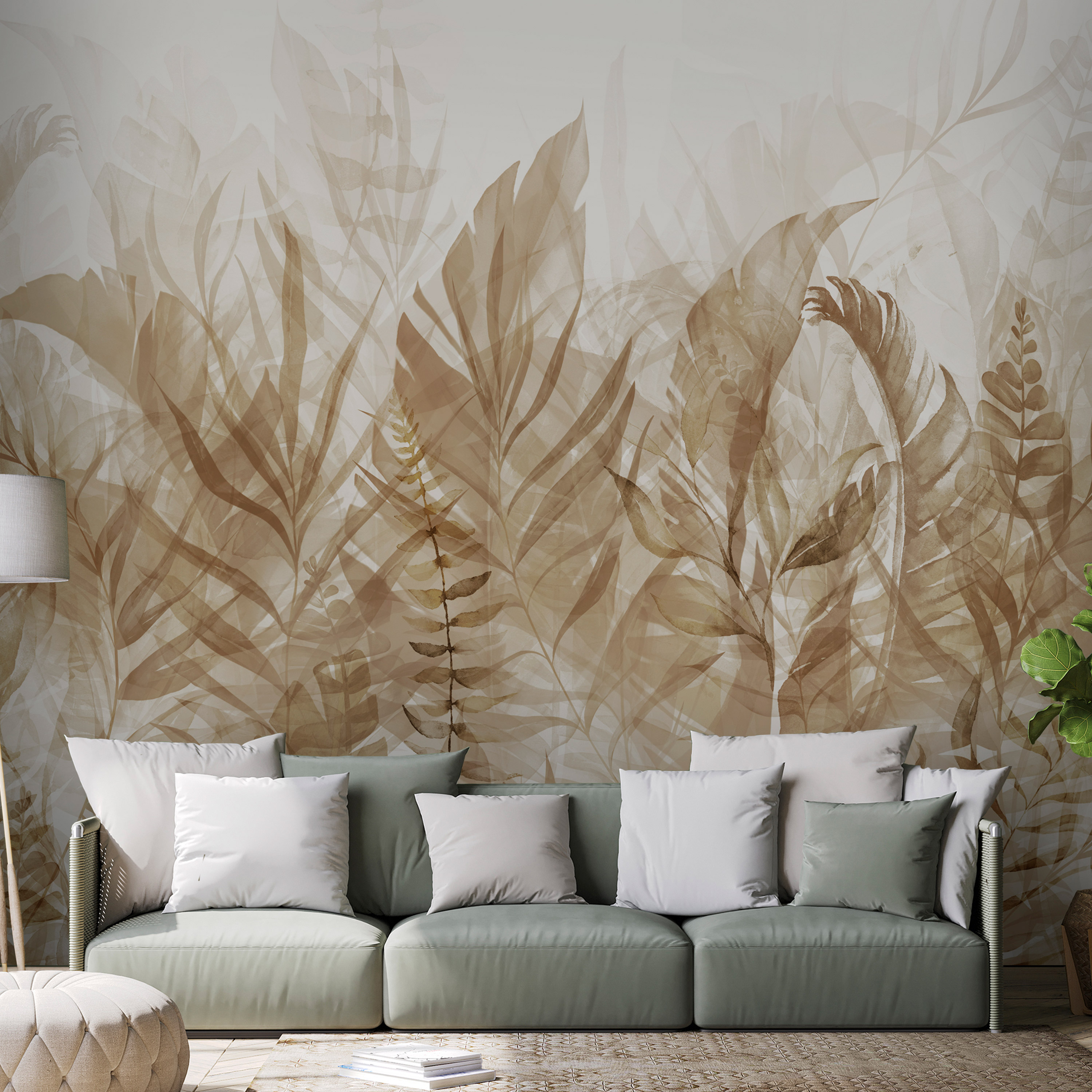 Self-adhesive Wallpaper - Magic Grove (Brown) - 441x315