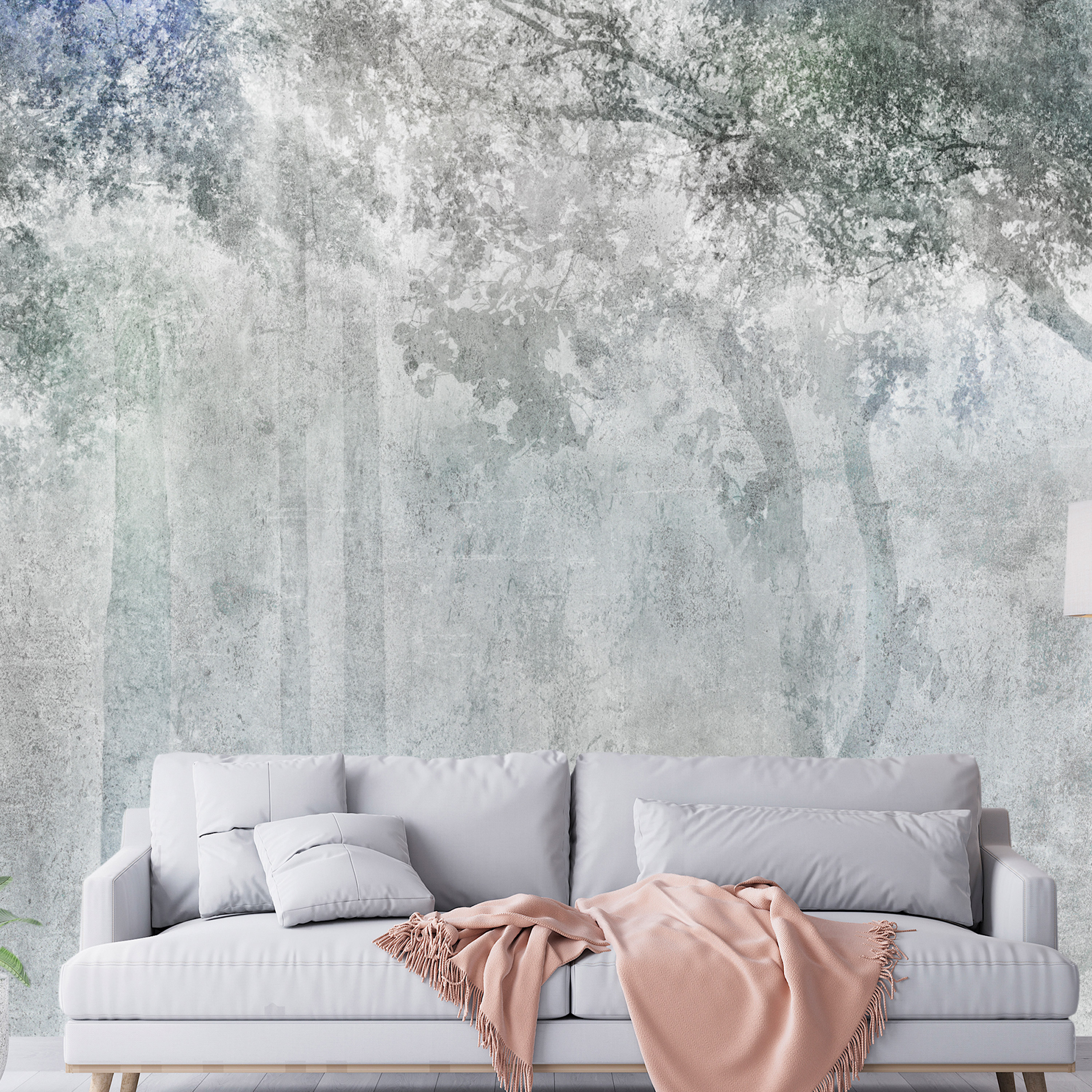 Self-adhesive Wallpaper - Echo Tree - 196x140