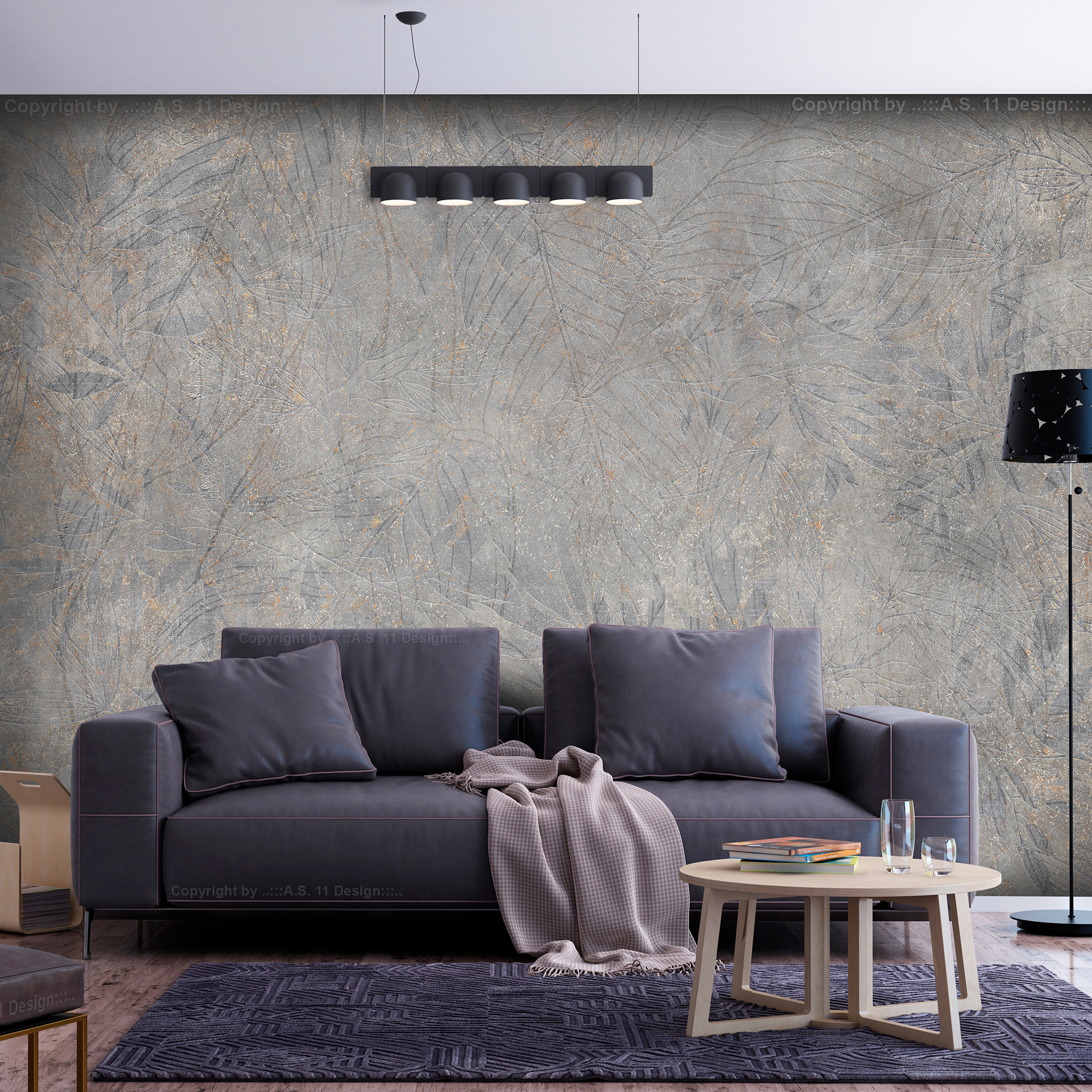 Self-adhesive Wallpaper - Gray of Nature - 441x315