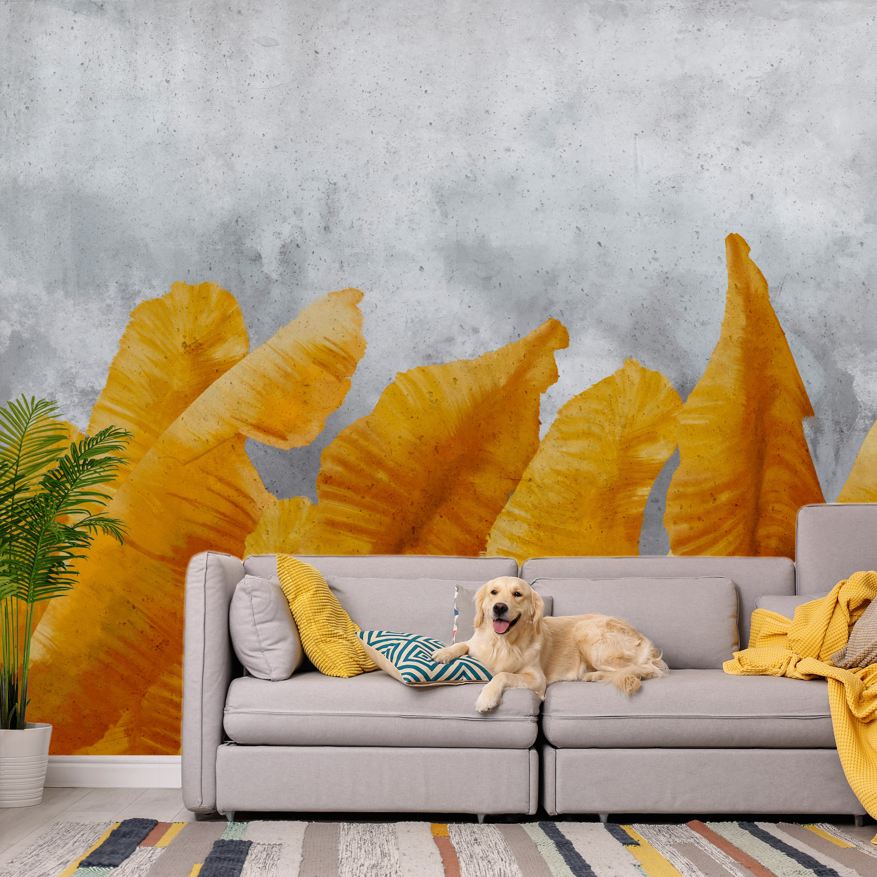 Wallpaper - Banana Leaves - 400x280
