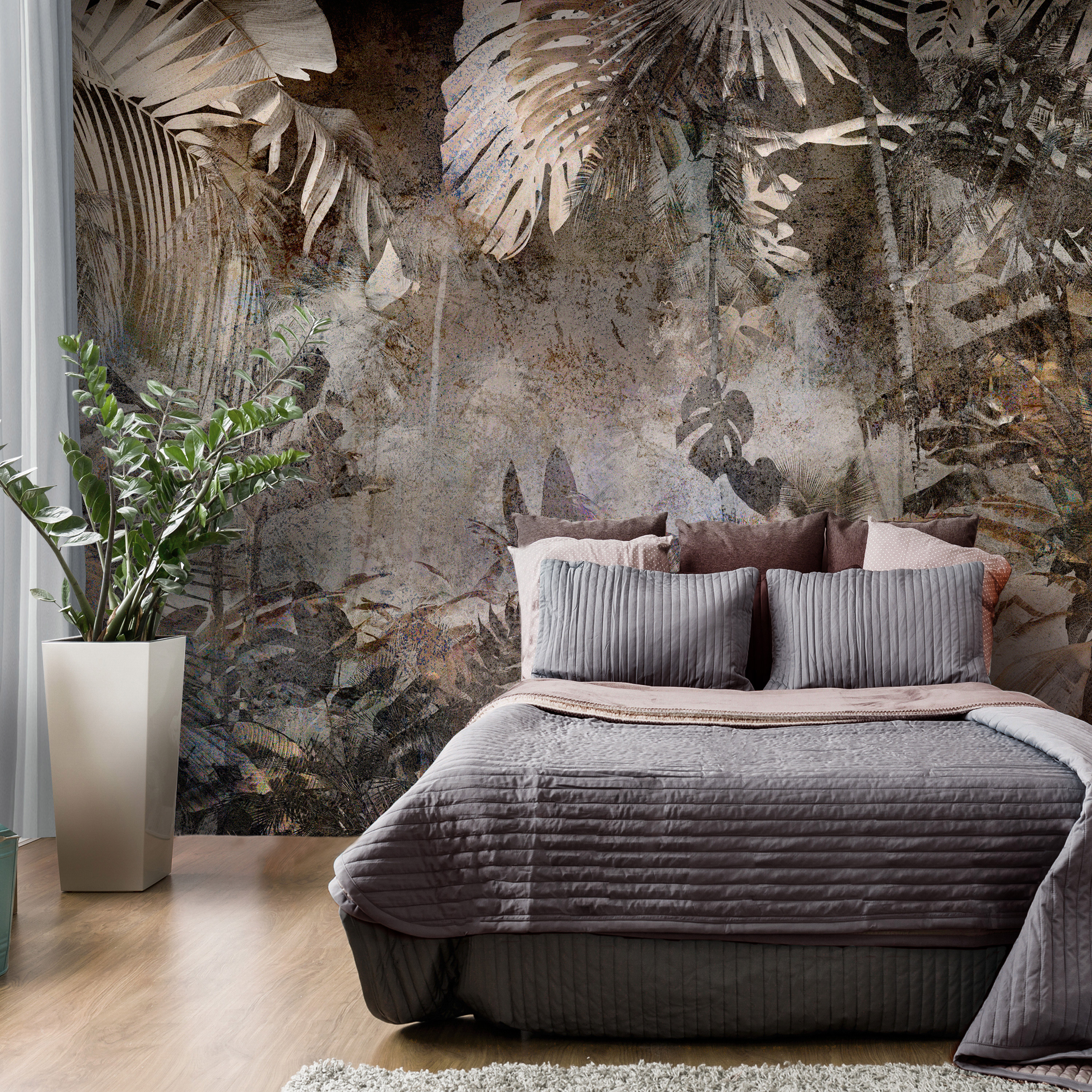 Self-adhesive Wallpaper - Mysterious Jungle - 245x175
