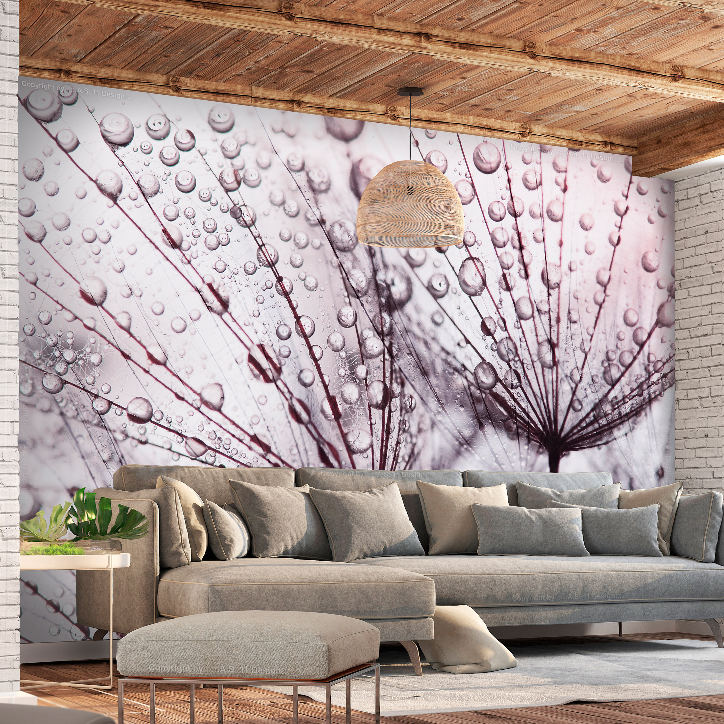 Self-adhesive Wallpaper - Rainy Time - 98x70