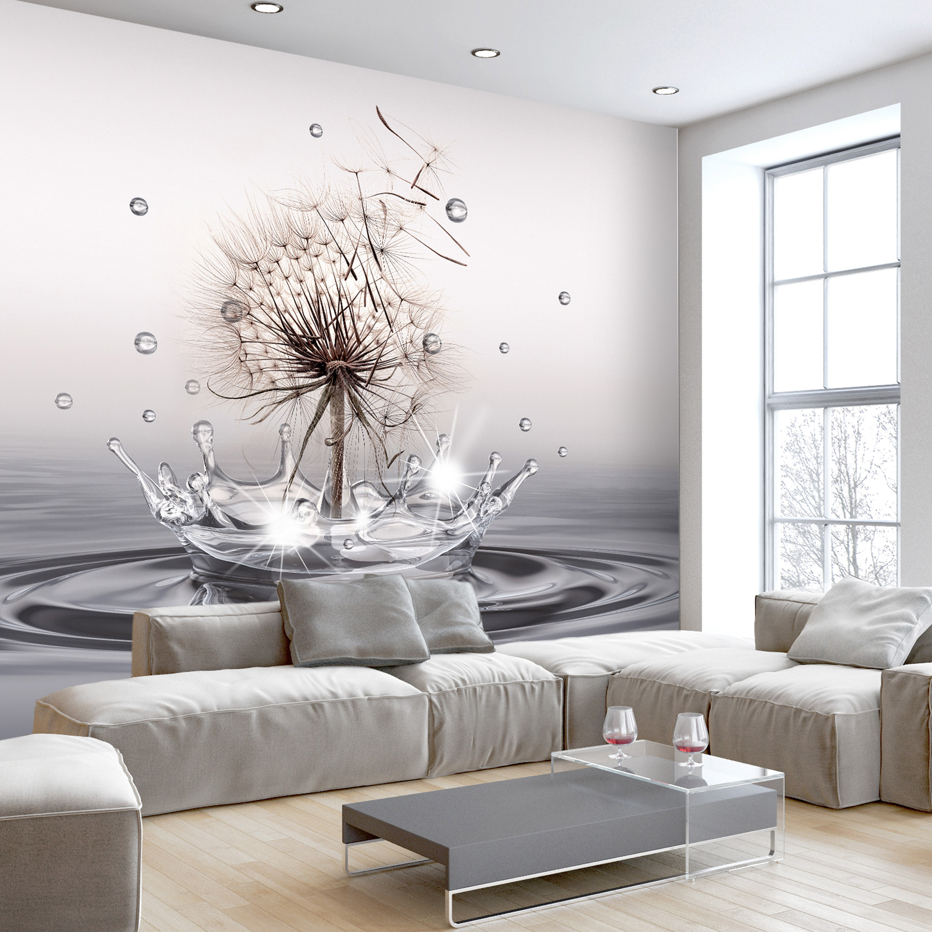 Wallpaper - Wind Drops - 250x175