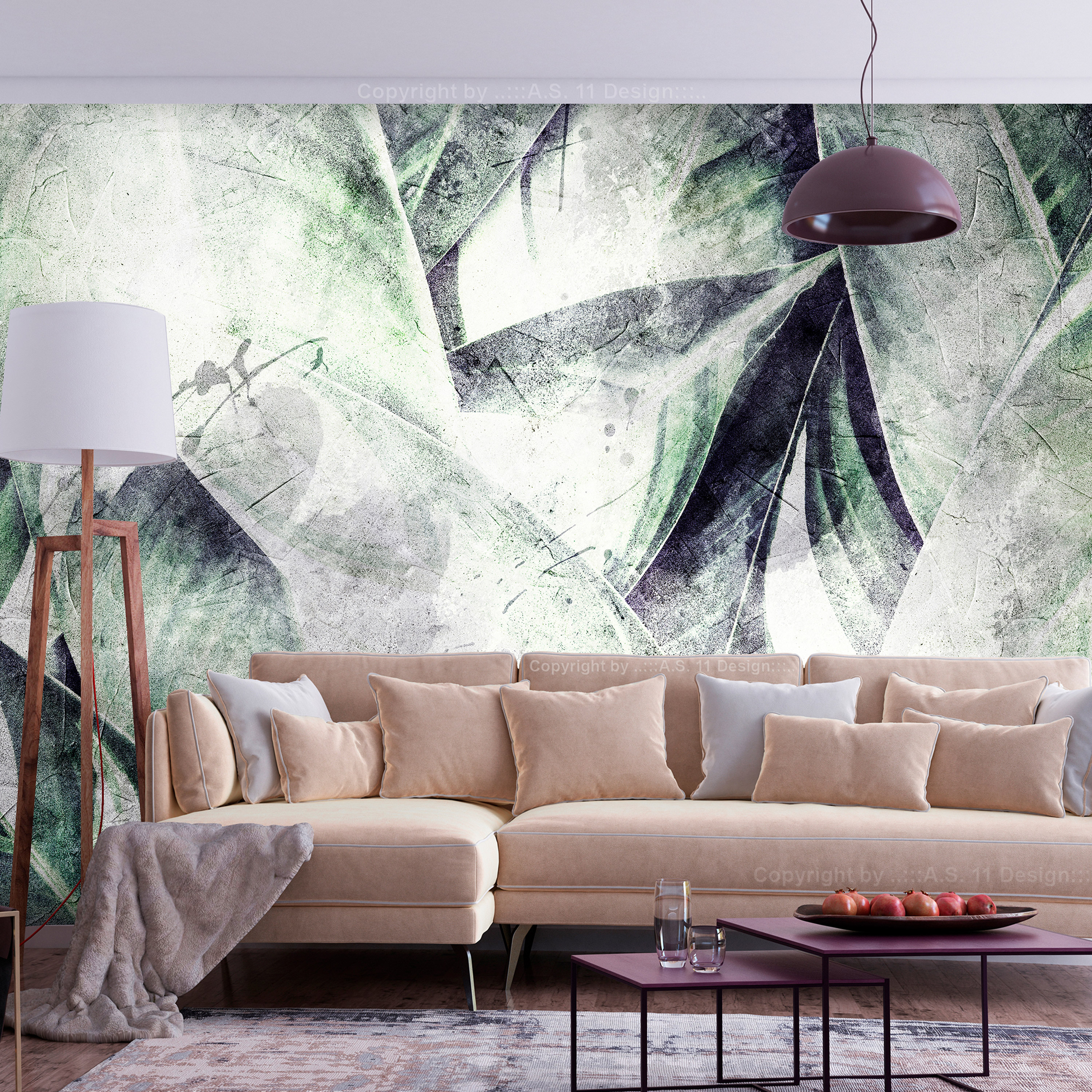 Wallpaper - Green Grove - 100x70