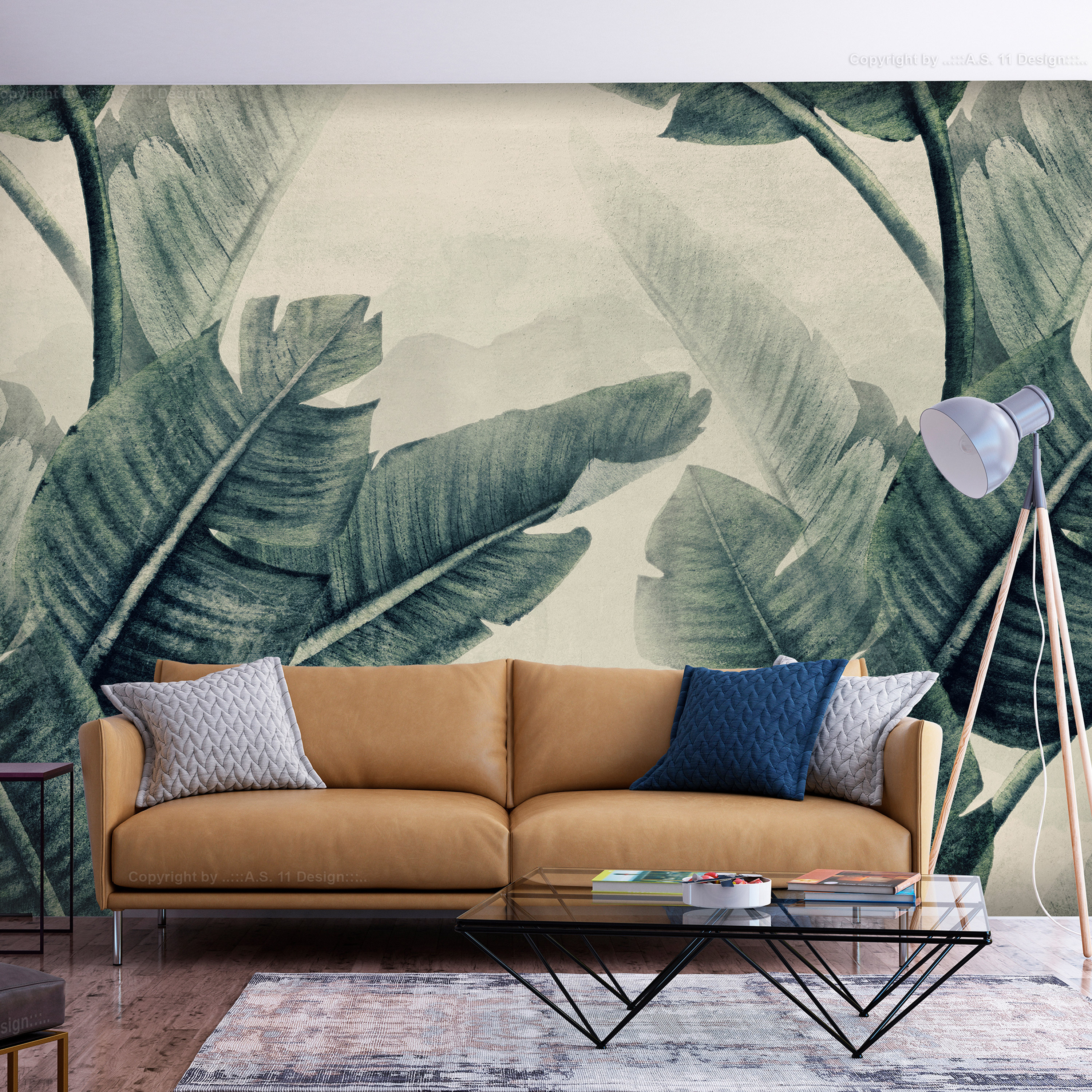 Self-adhesive Wallpaper - Magic Plants - First Variant - 98x70