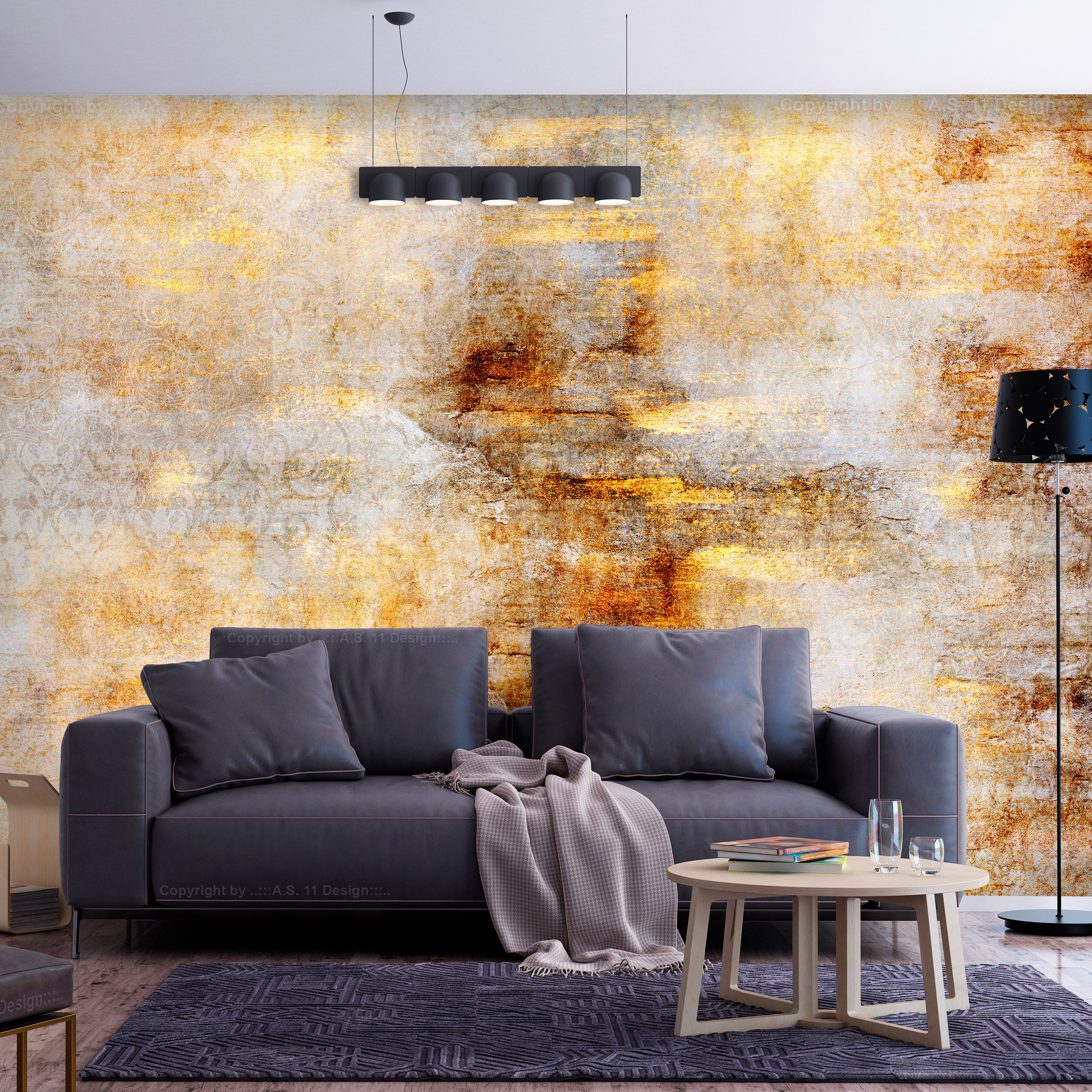 Wallpaper - Golden Expression - 100x70