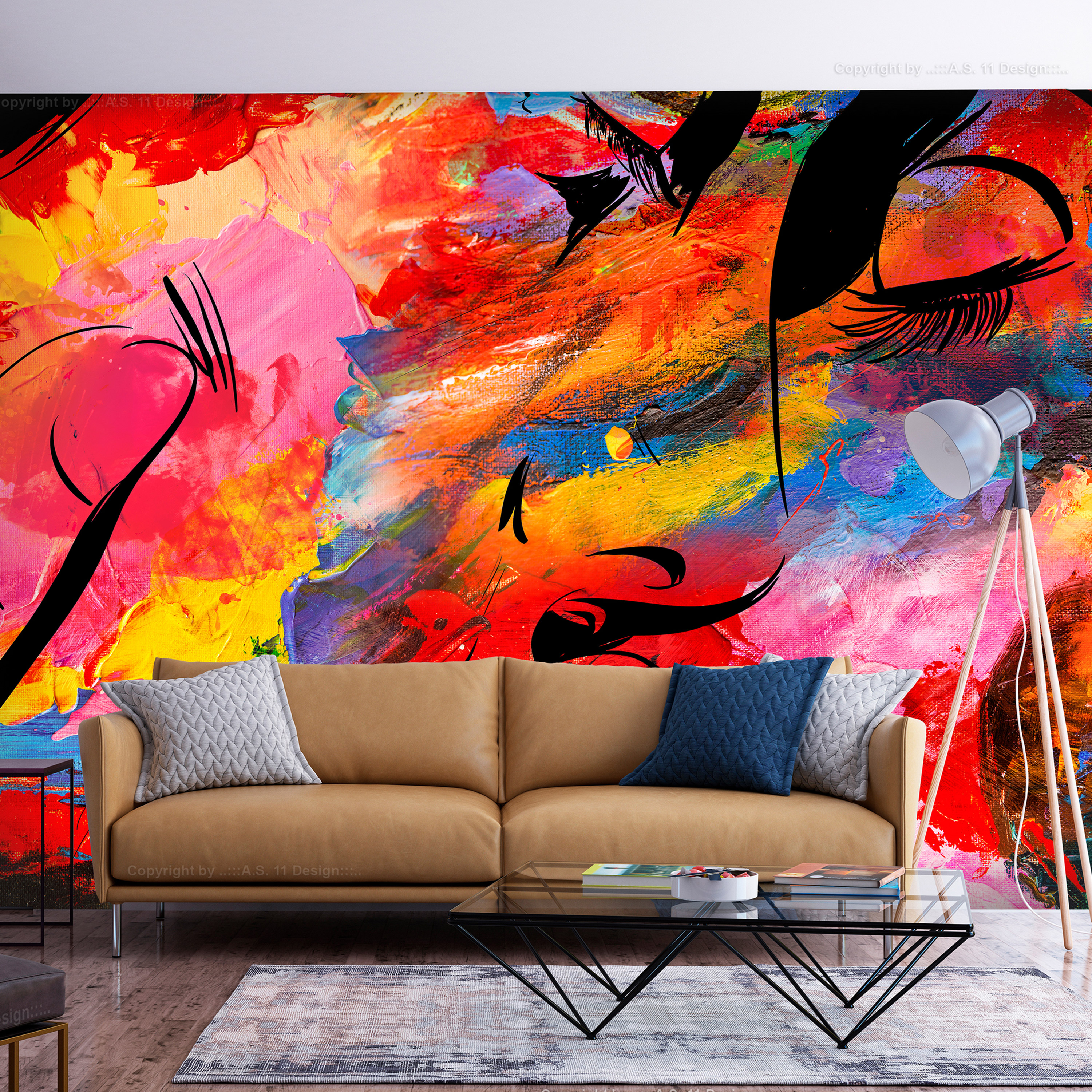 Self-adhesive Wallpaper - Love Story - 245x175