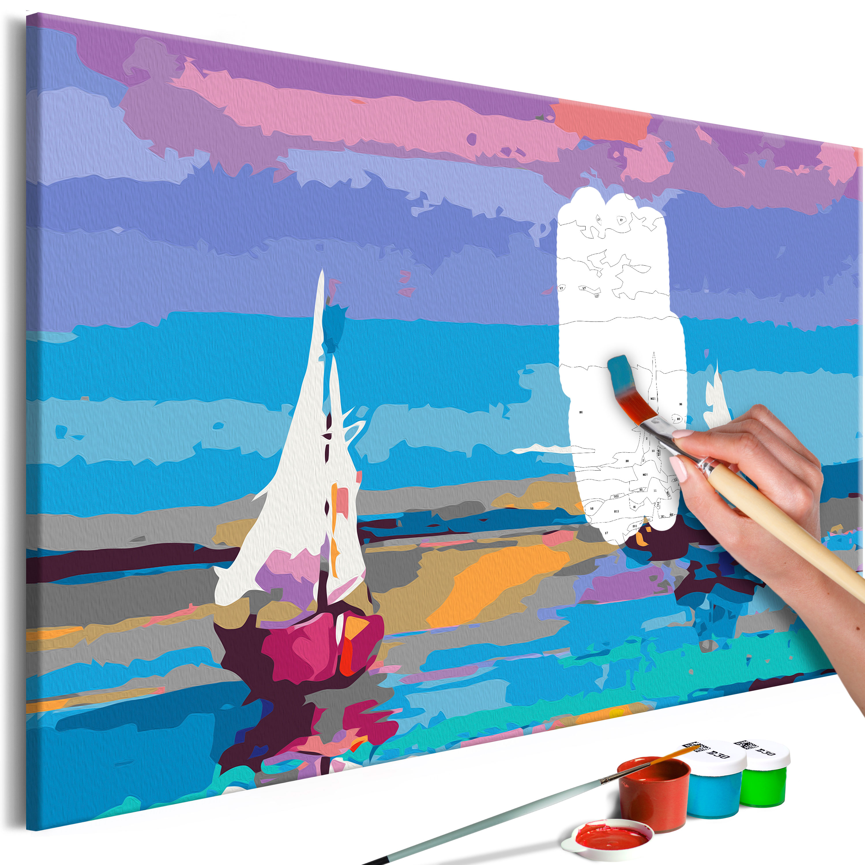 DIY canvas painting - Sea Landscape - 60x40