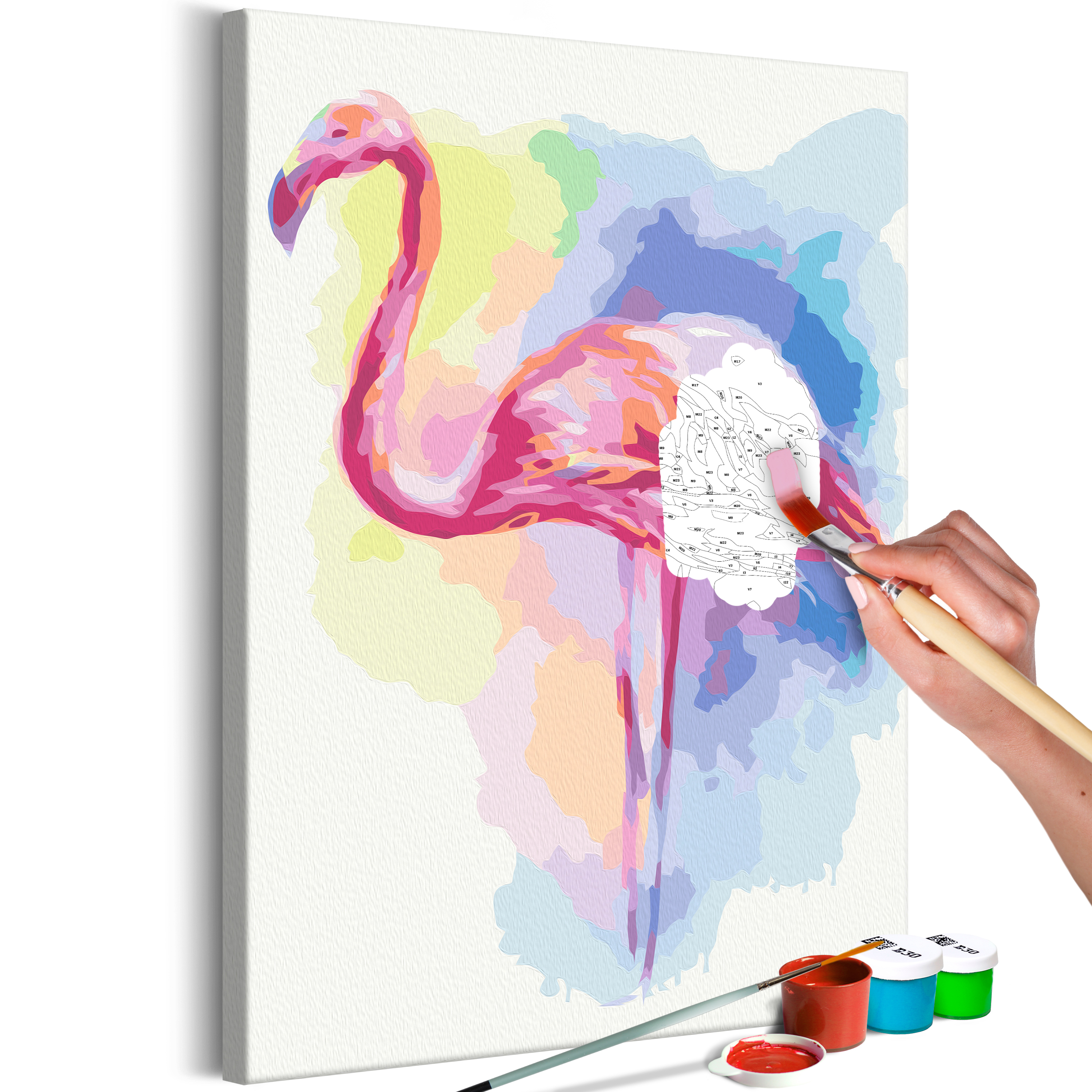 DIY canvas painting - Perfect Pose - 40x60