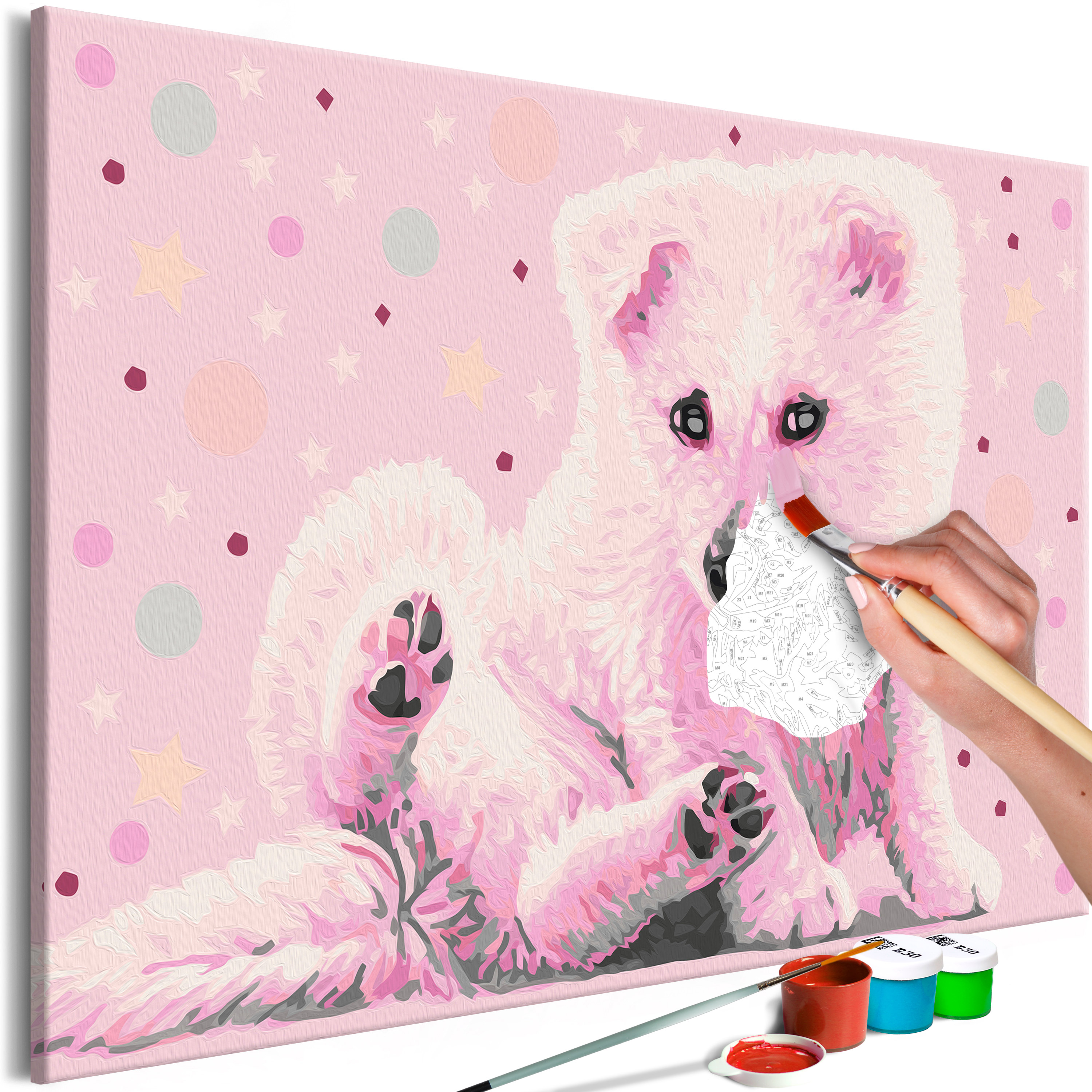 DIY canvas painting - Sweet Doggy - 60x40