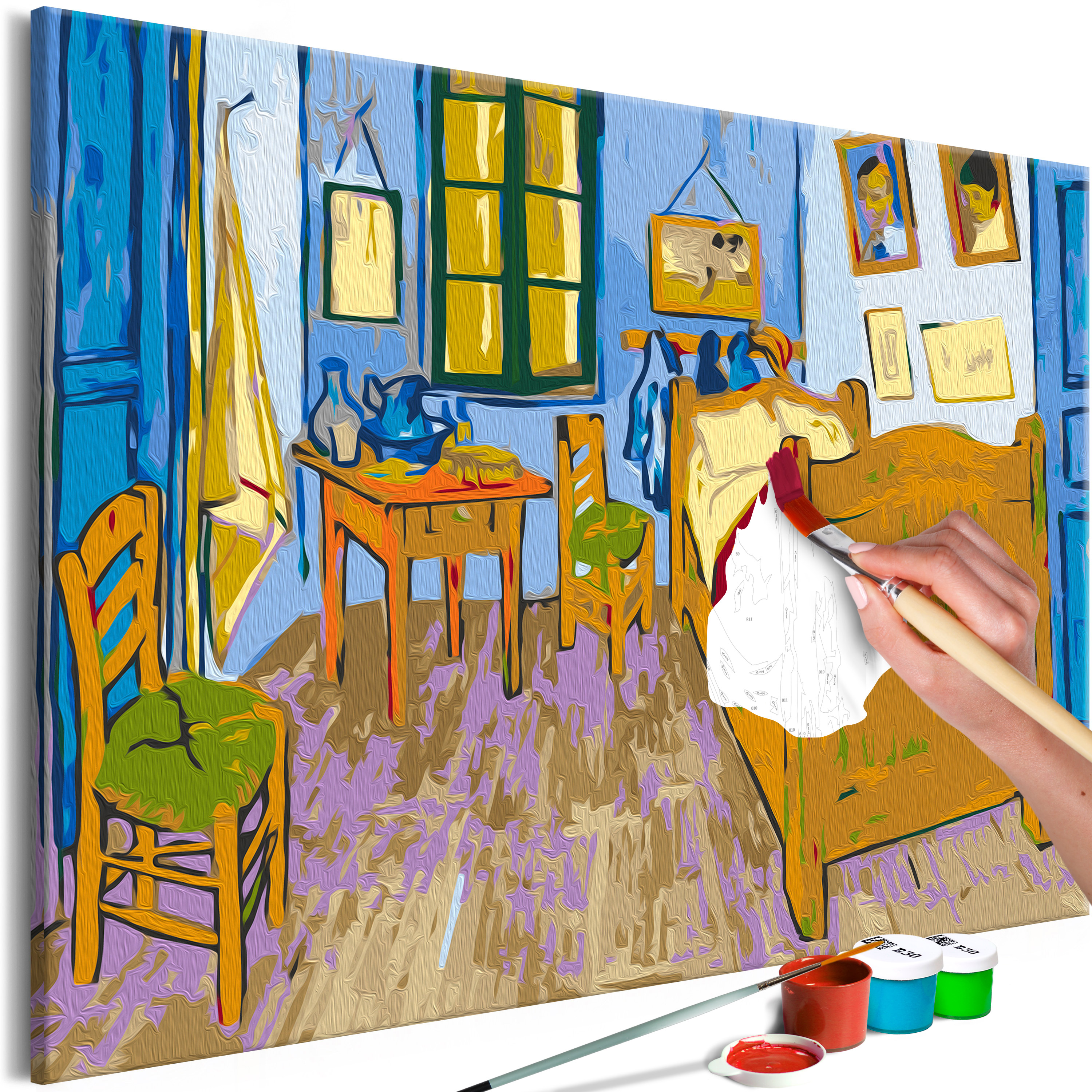 DIY canvas painting - Room - 60x40