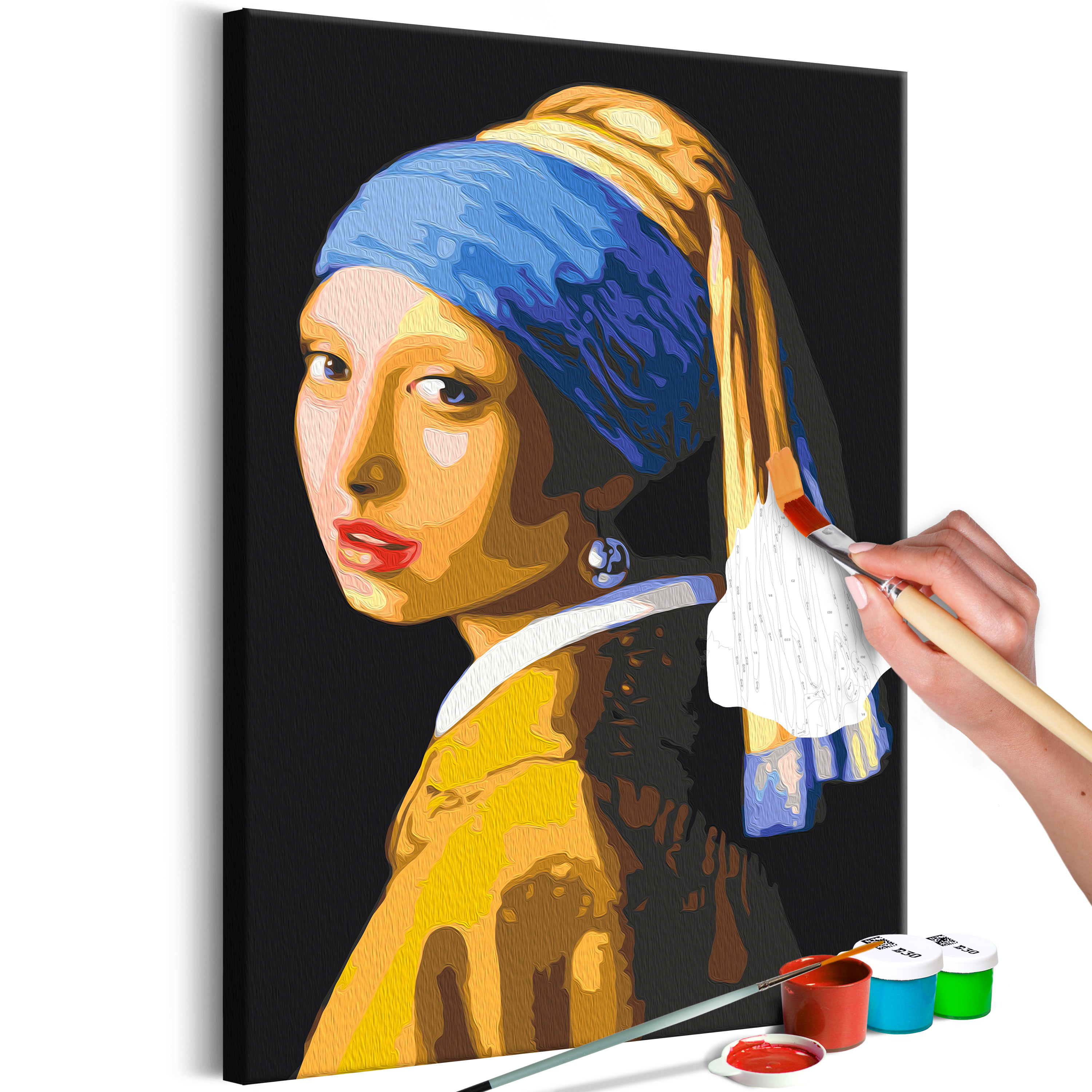 DIY canvas painting - Pearl Earring - 40x60