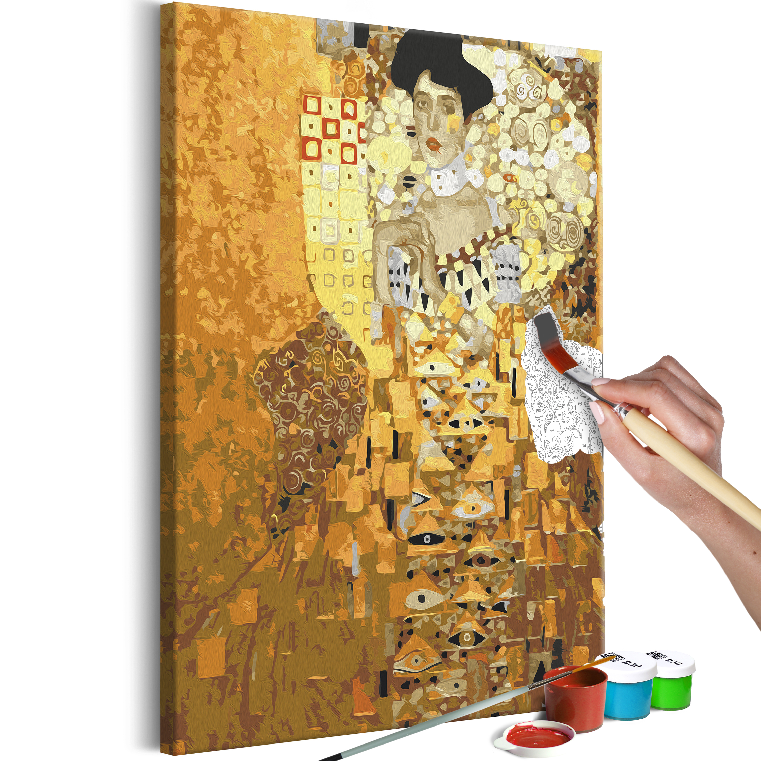 DIY canvas painting - Golden Adela - 40x60