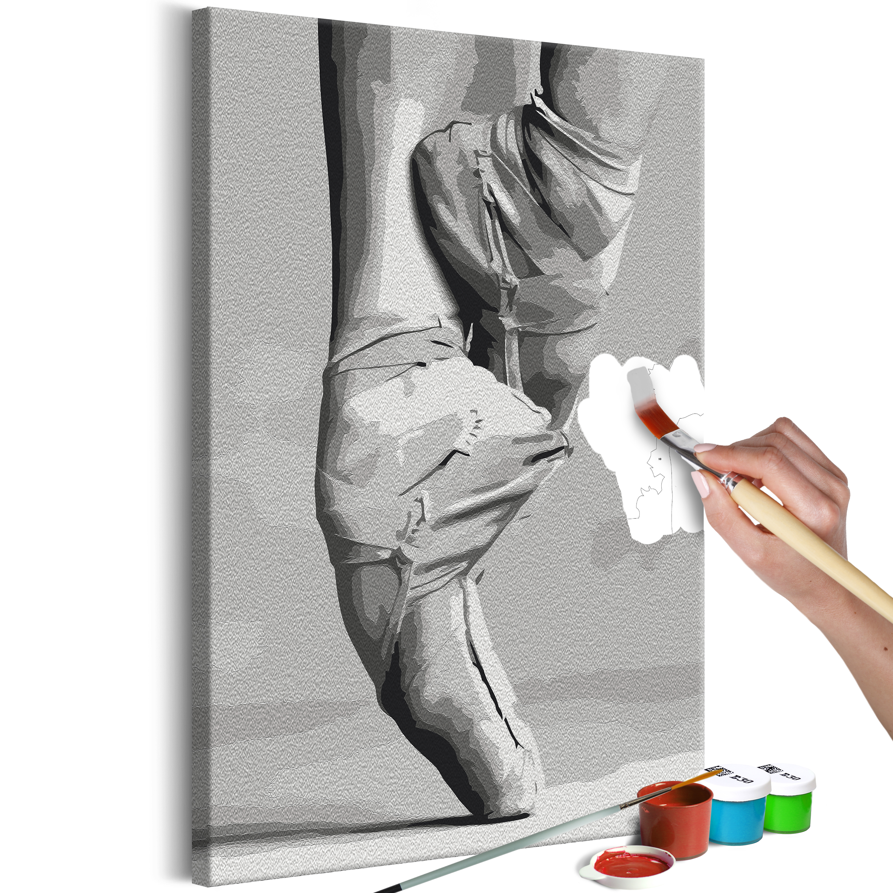 DIY canvas painting - Ballet Shoes - 40x60