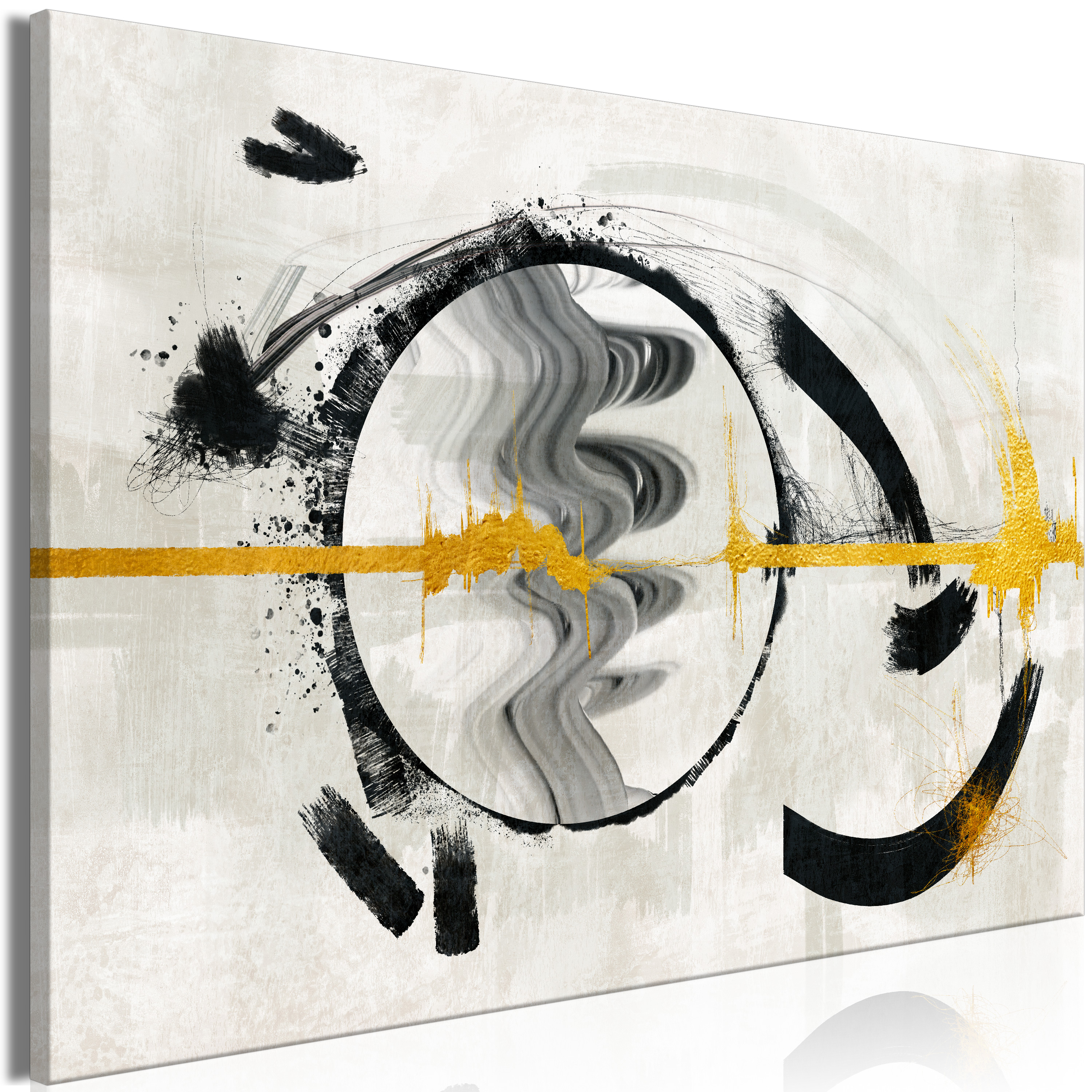 Canvas Print - Golden Thread (1 Part) Wide - 60x40