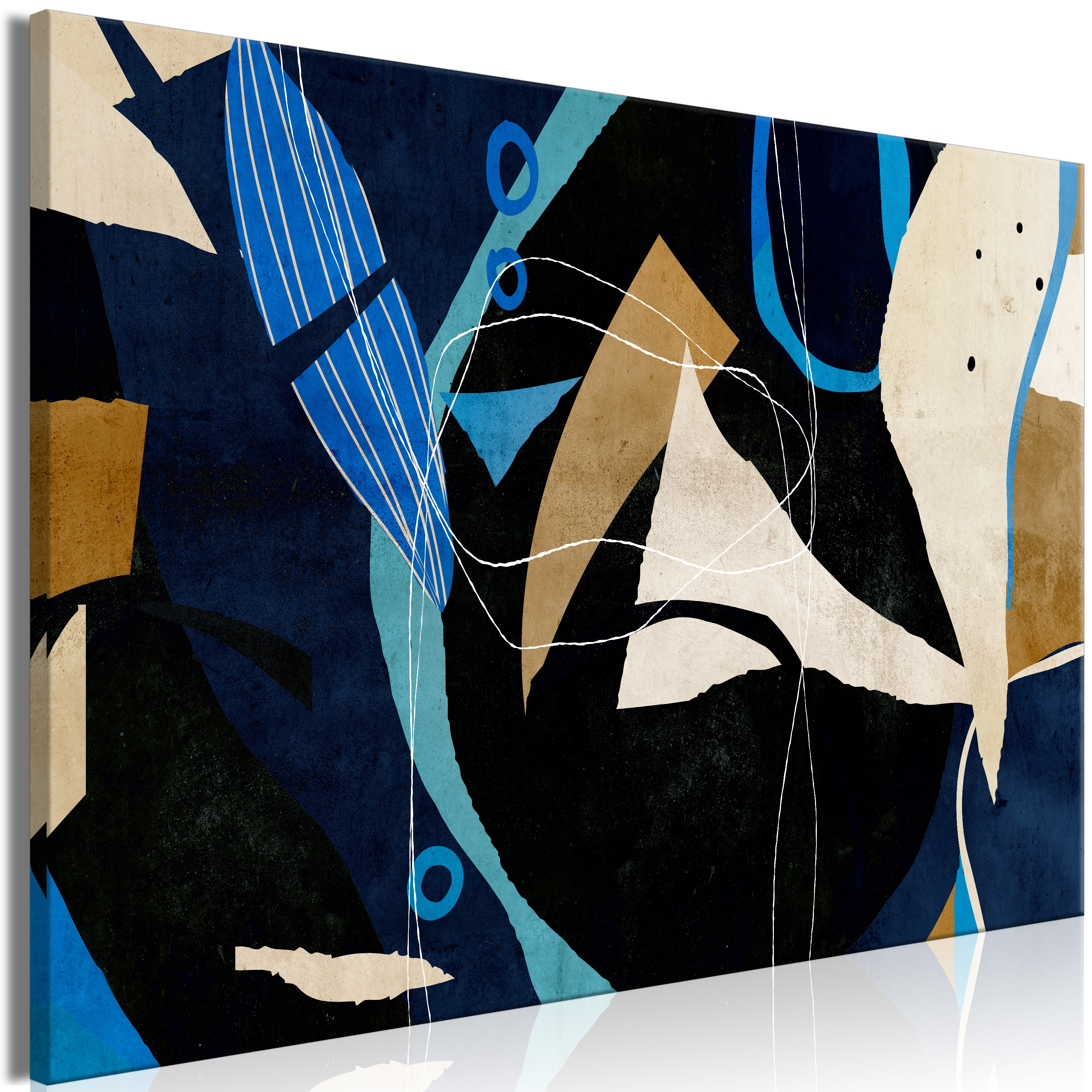 Canvas Print - Configuration of Abstraction (1 Part) Wide - 90x60