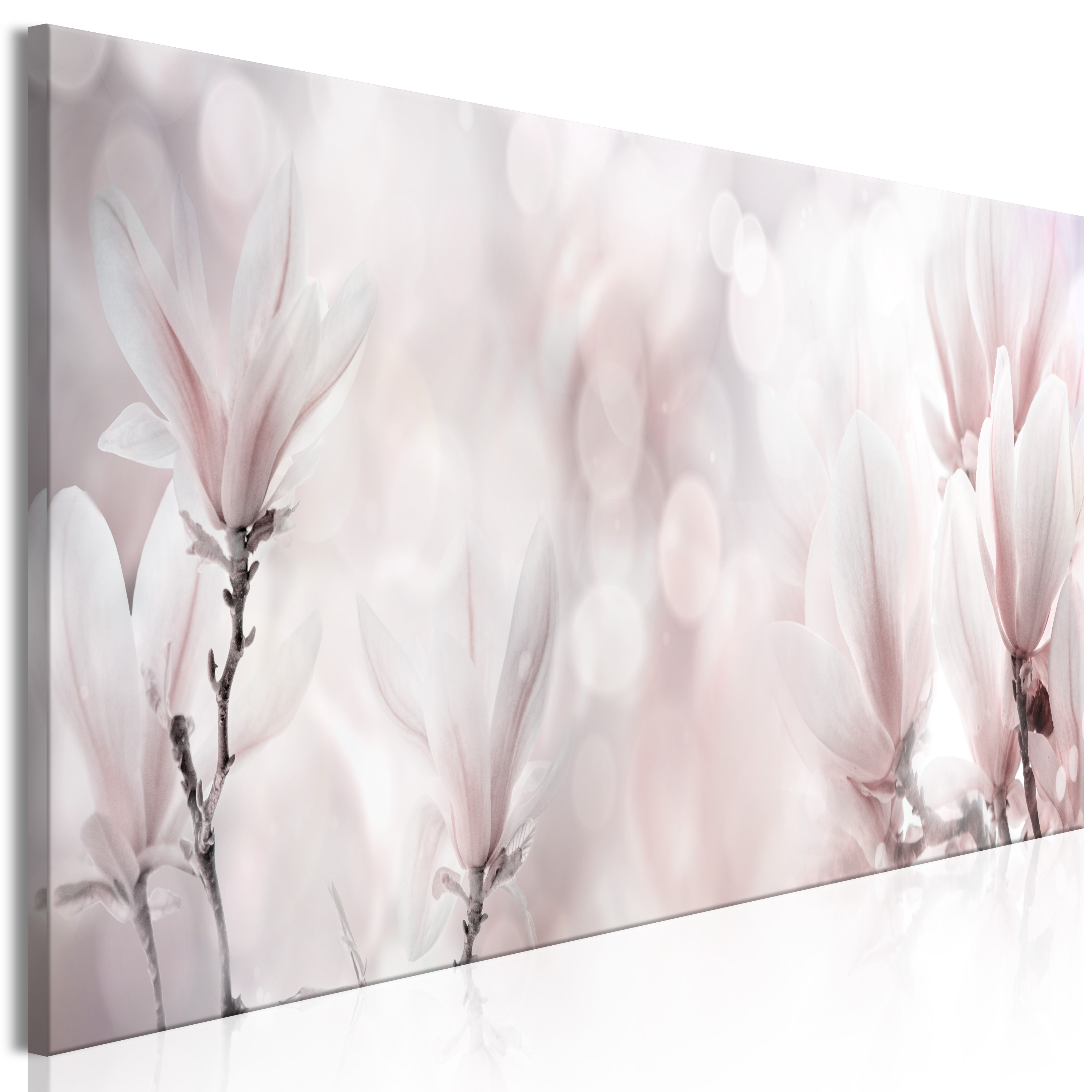 Canvas Print - Misty Flowers (1 Part) Narrow - 120x40