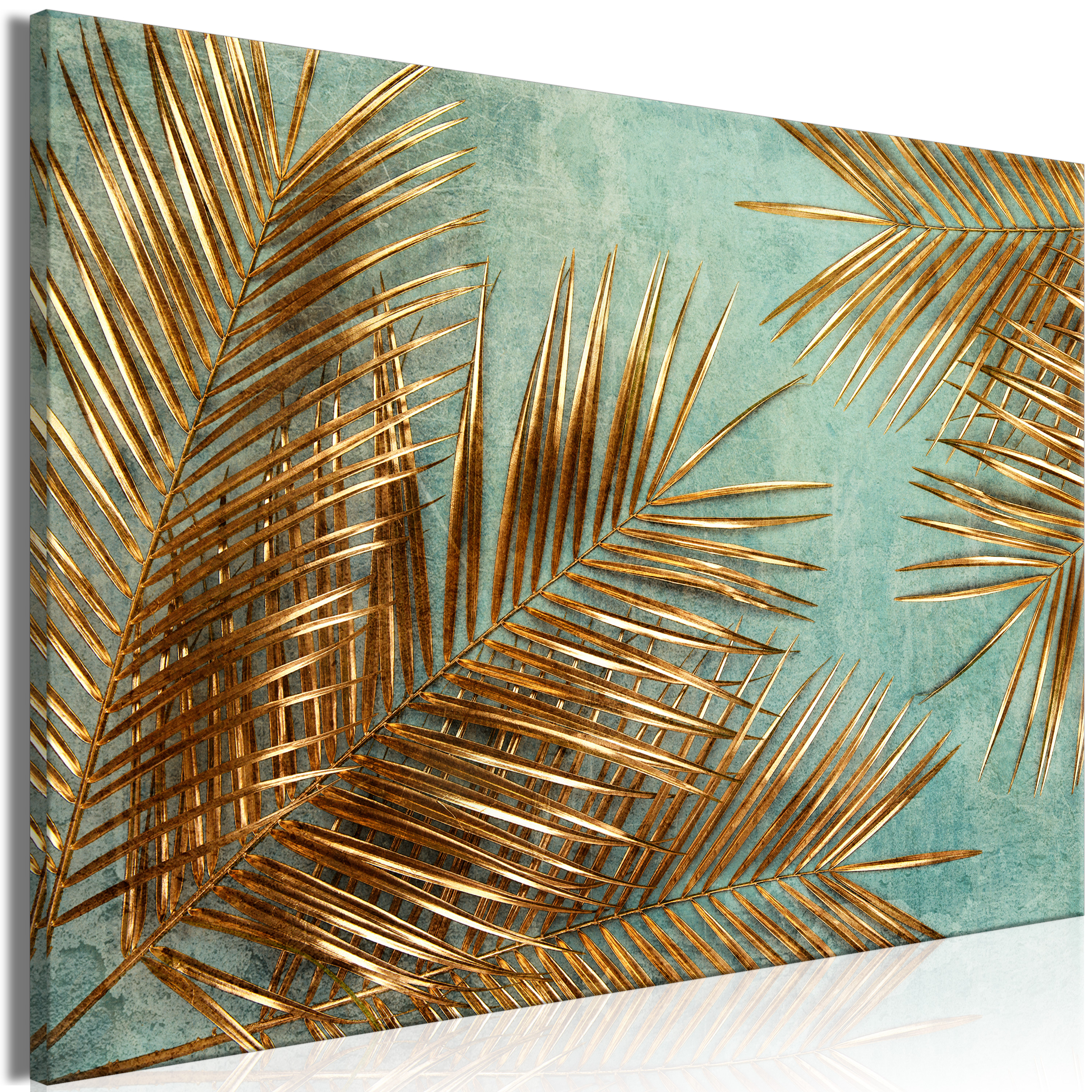 Canvas Print - Sunny Palm Trees (1 Part) Wide - 120x80