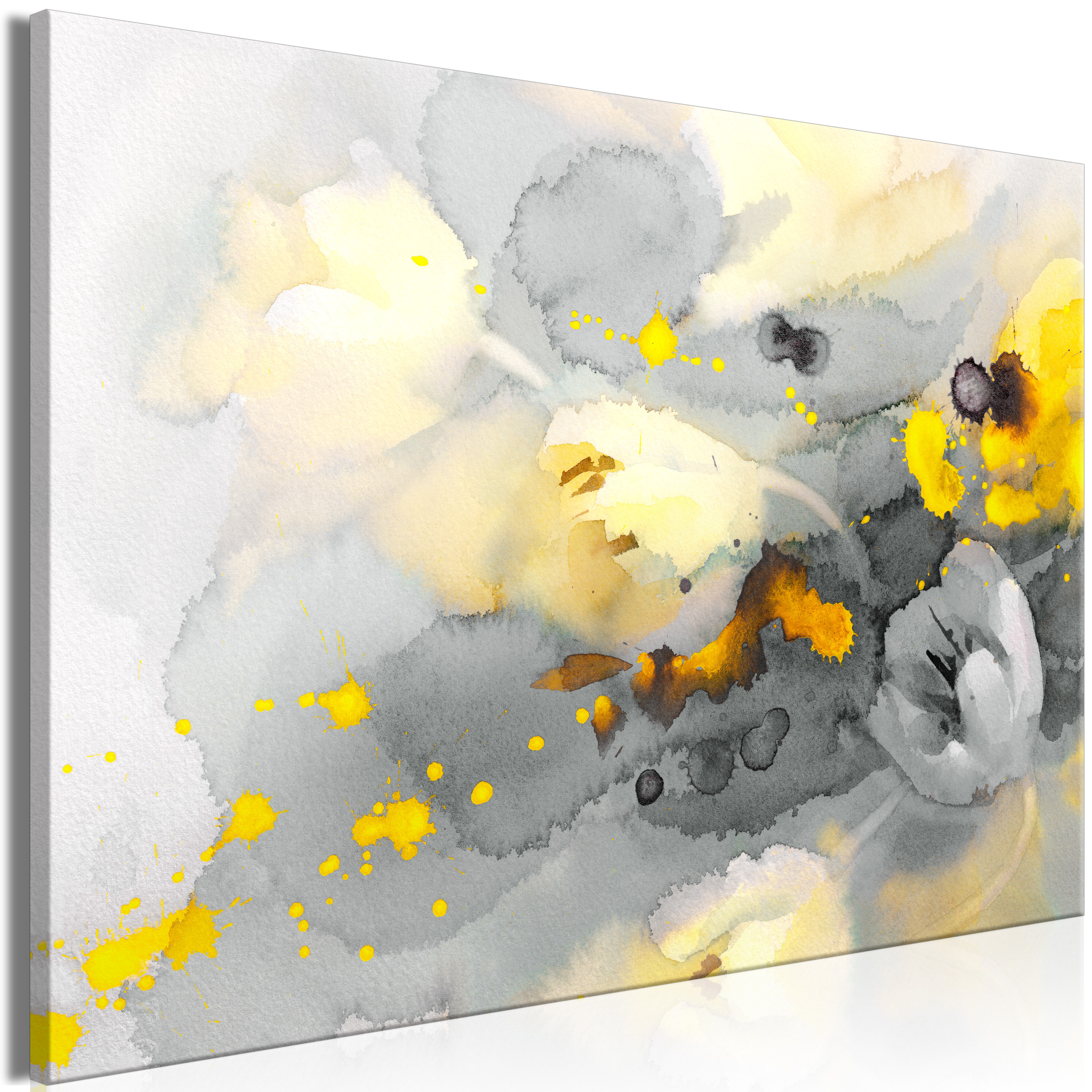 Canvas Print - Colorful Storm of Flowers (1 Part) Wide - 90x60