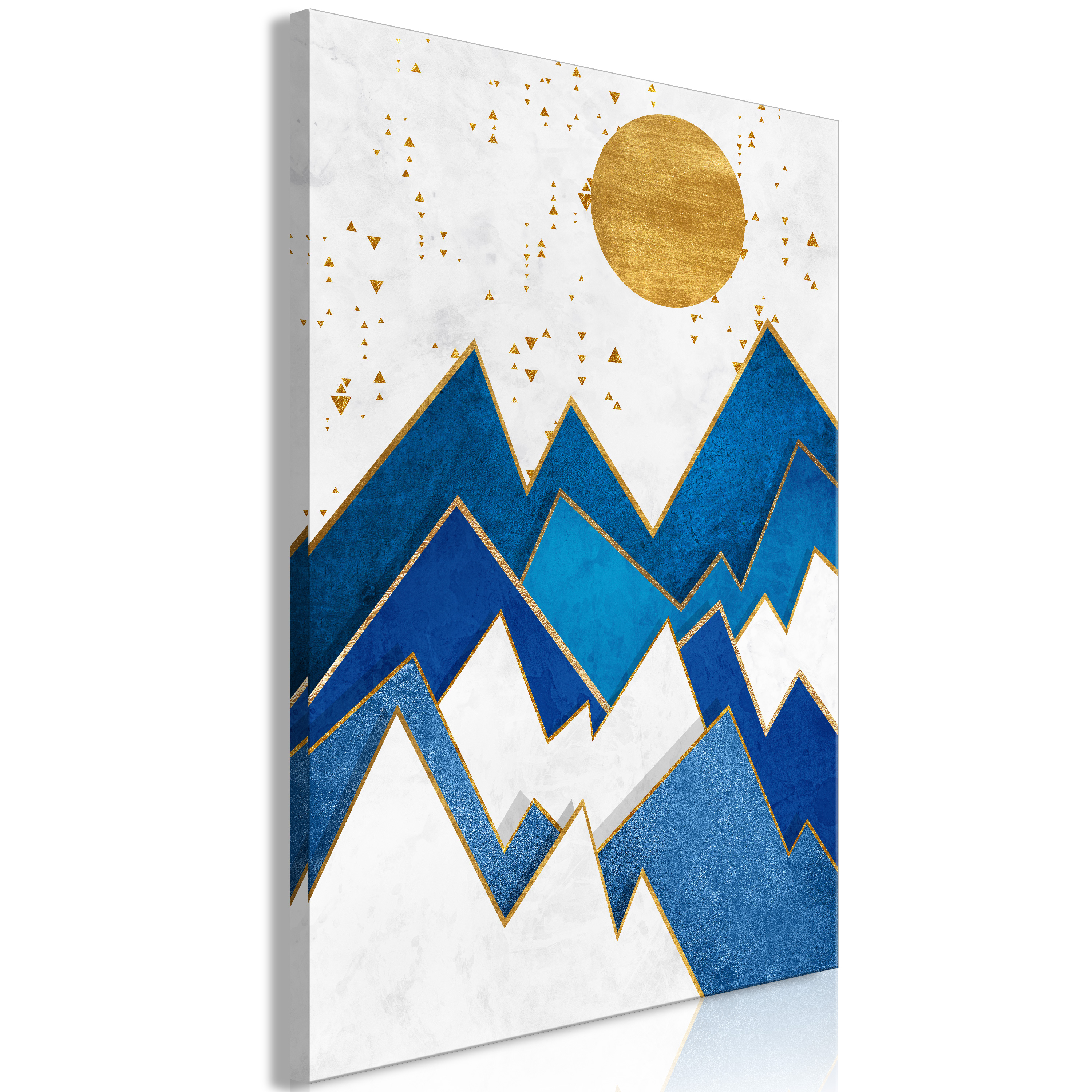 Canvas Print - Snowy Peaks (1 Part) Vertical - 80x120
