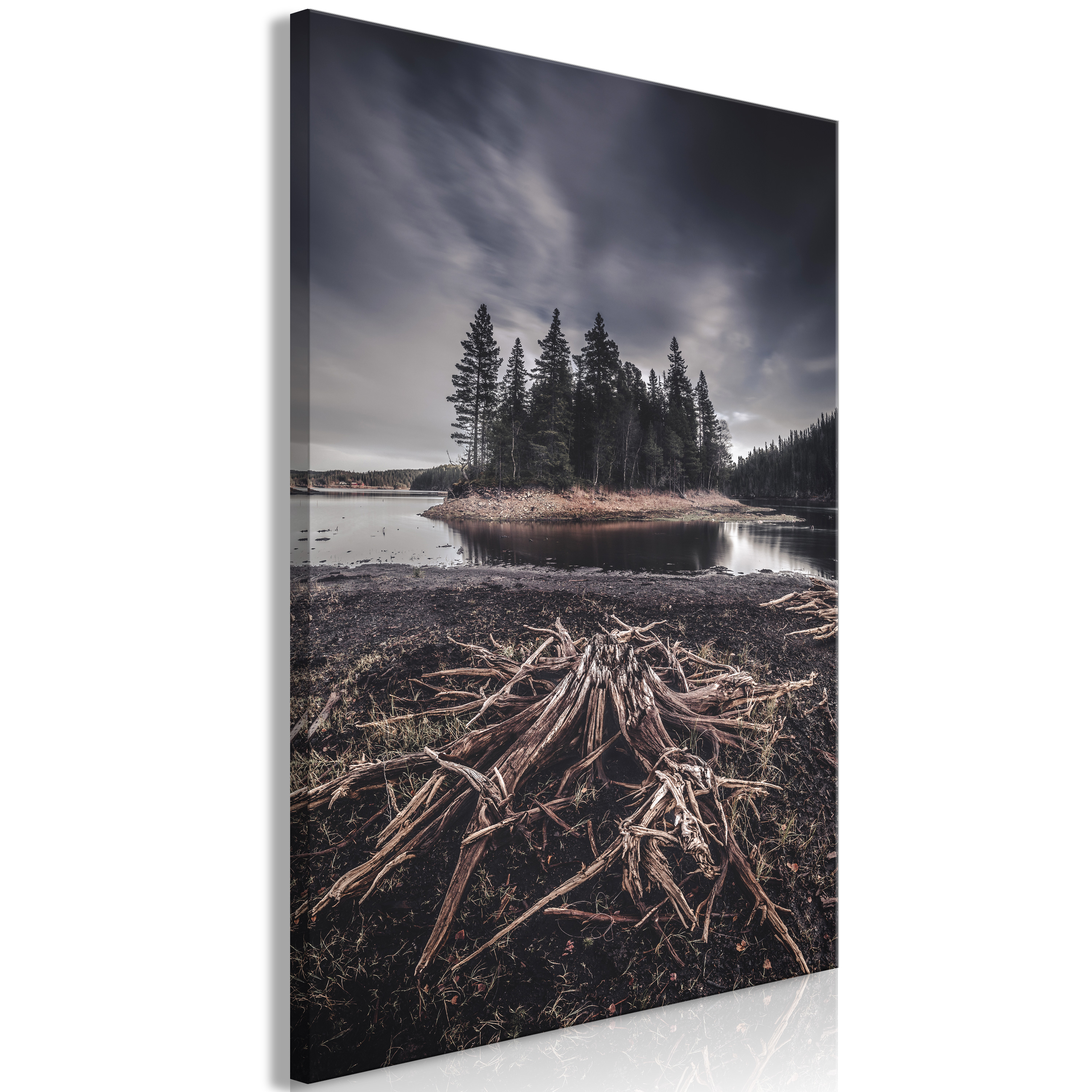 Canvas Print - Wooded Island (1 Part) Vertical - 60x90