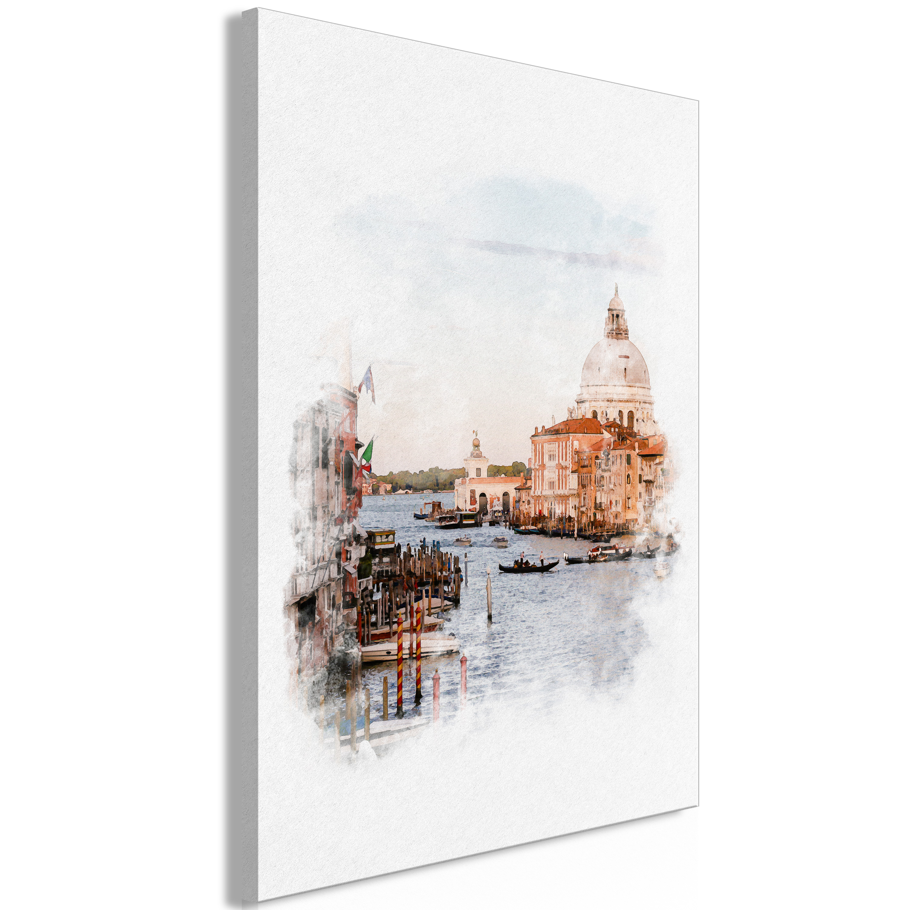 Canvas Print - Watercolour Venice (1 Part) Vertical - 40x60