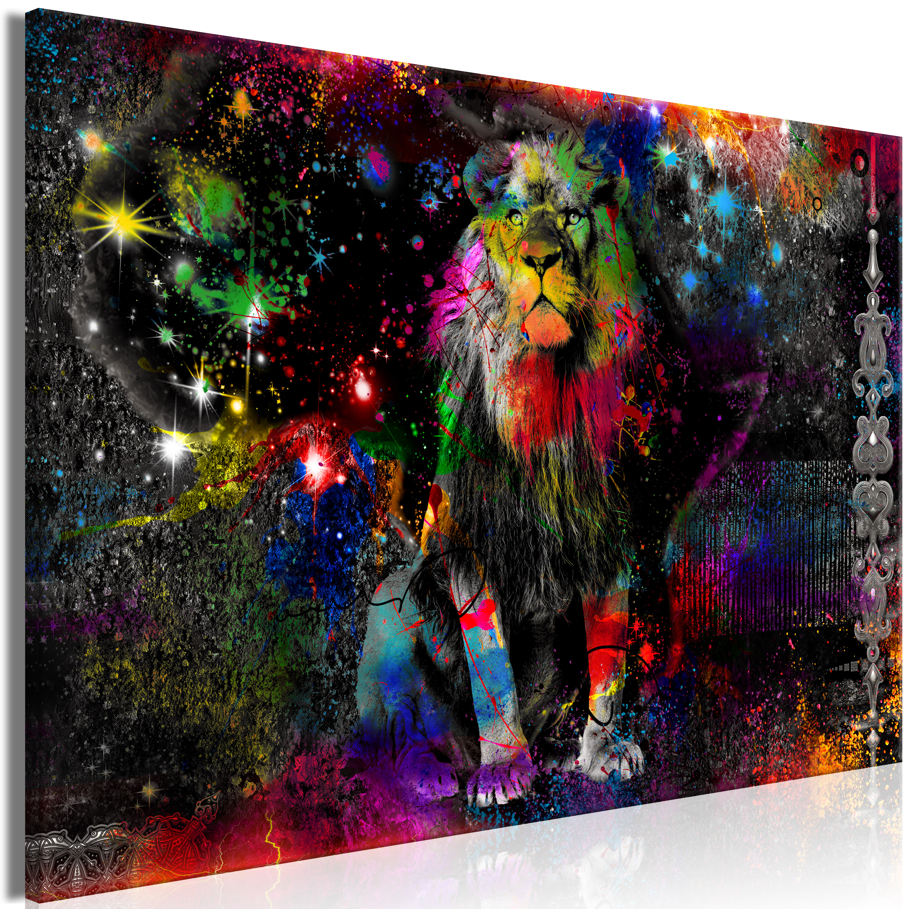 Canvas Print - Colourful Africa (1 Part) Wide - 90x60