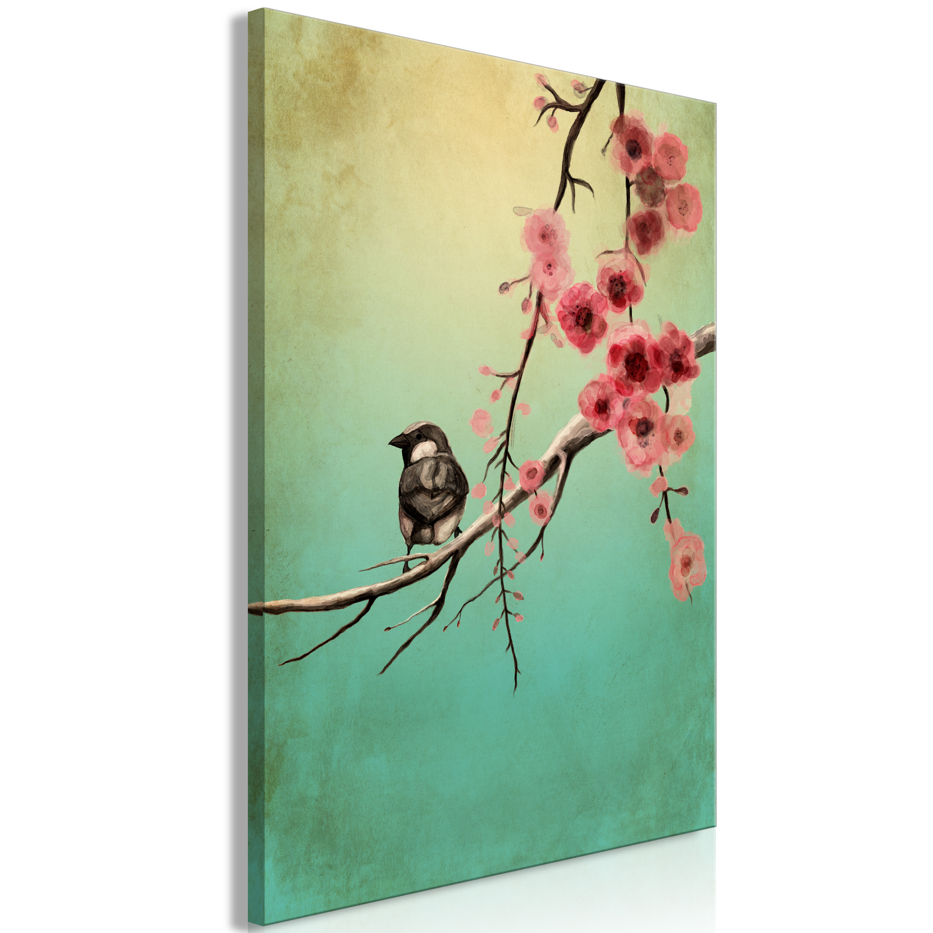 Canvas Print - Cherry Flowers (1 Part) Vertical - 60x90