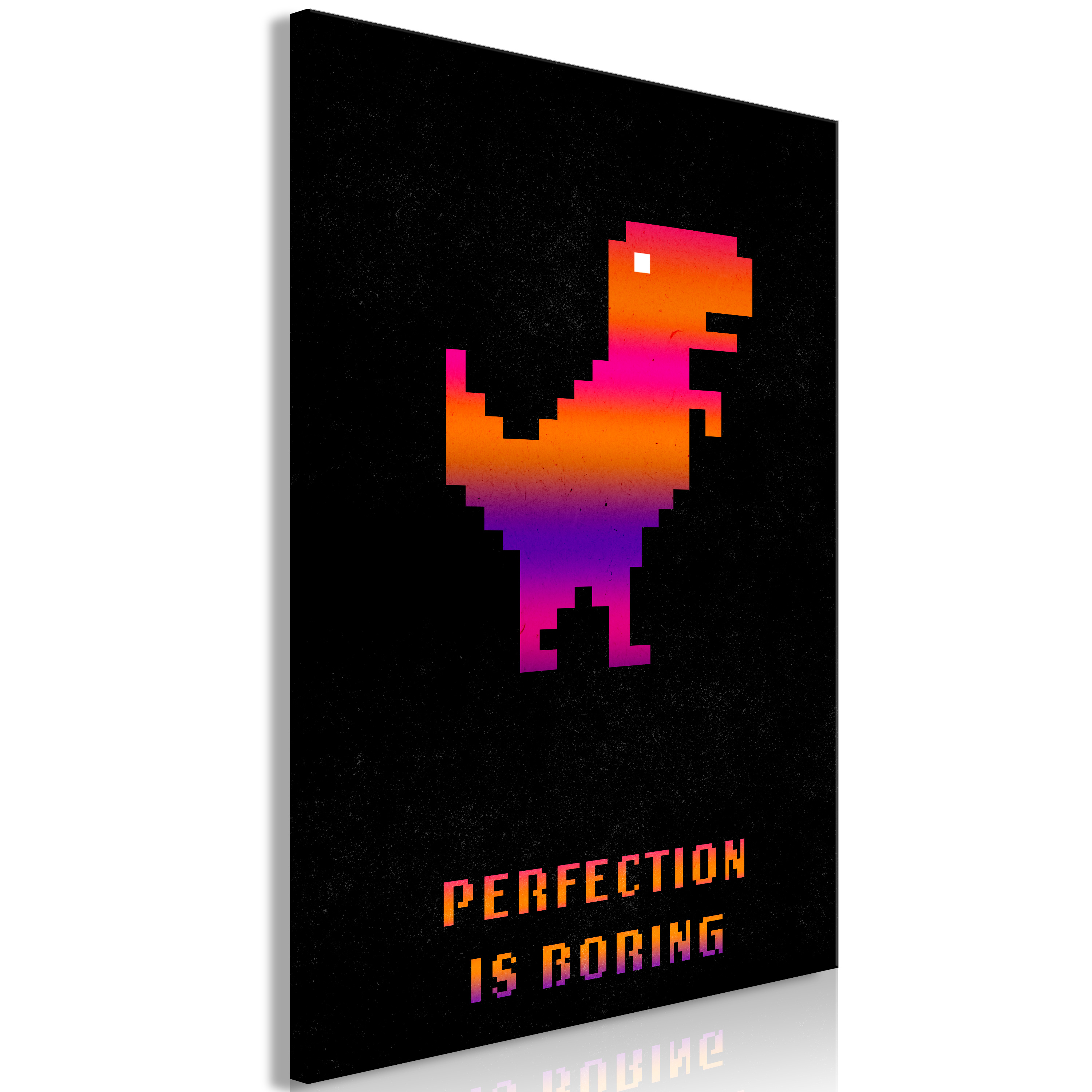 Canvas Print - Perfection Is Boring (1 Part) Vertical - 40x60
