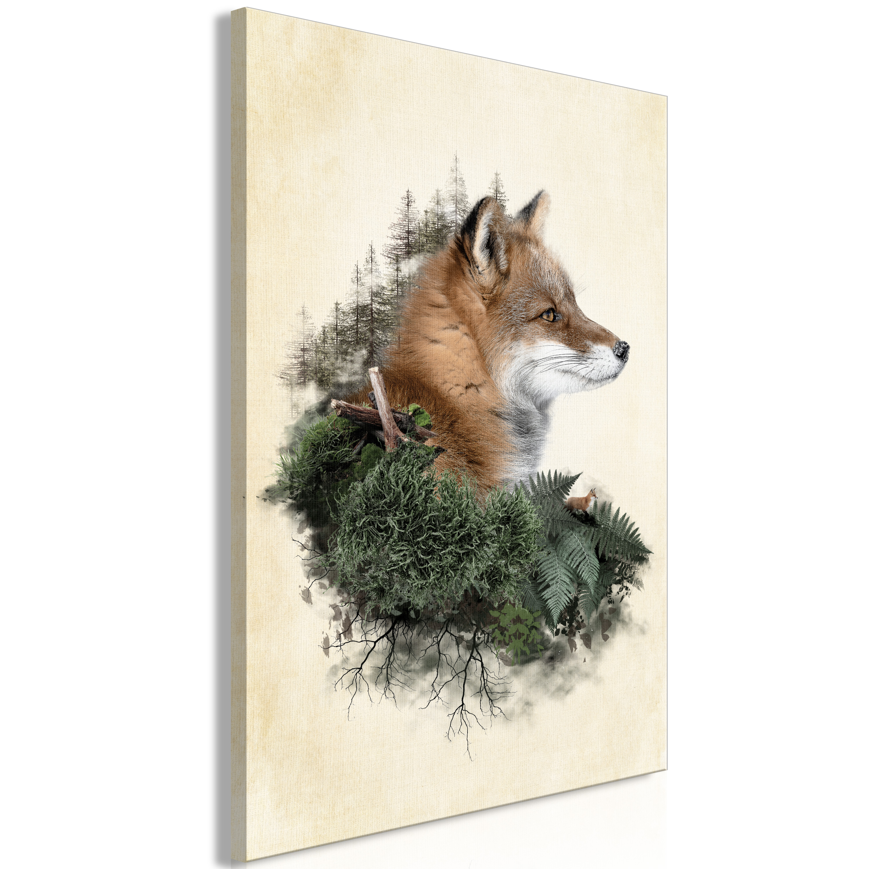 Canvas Print - Mr Fox (1 Part) Vertical - 40x60