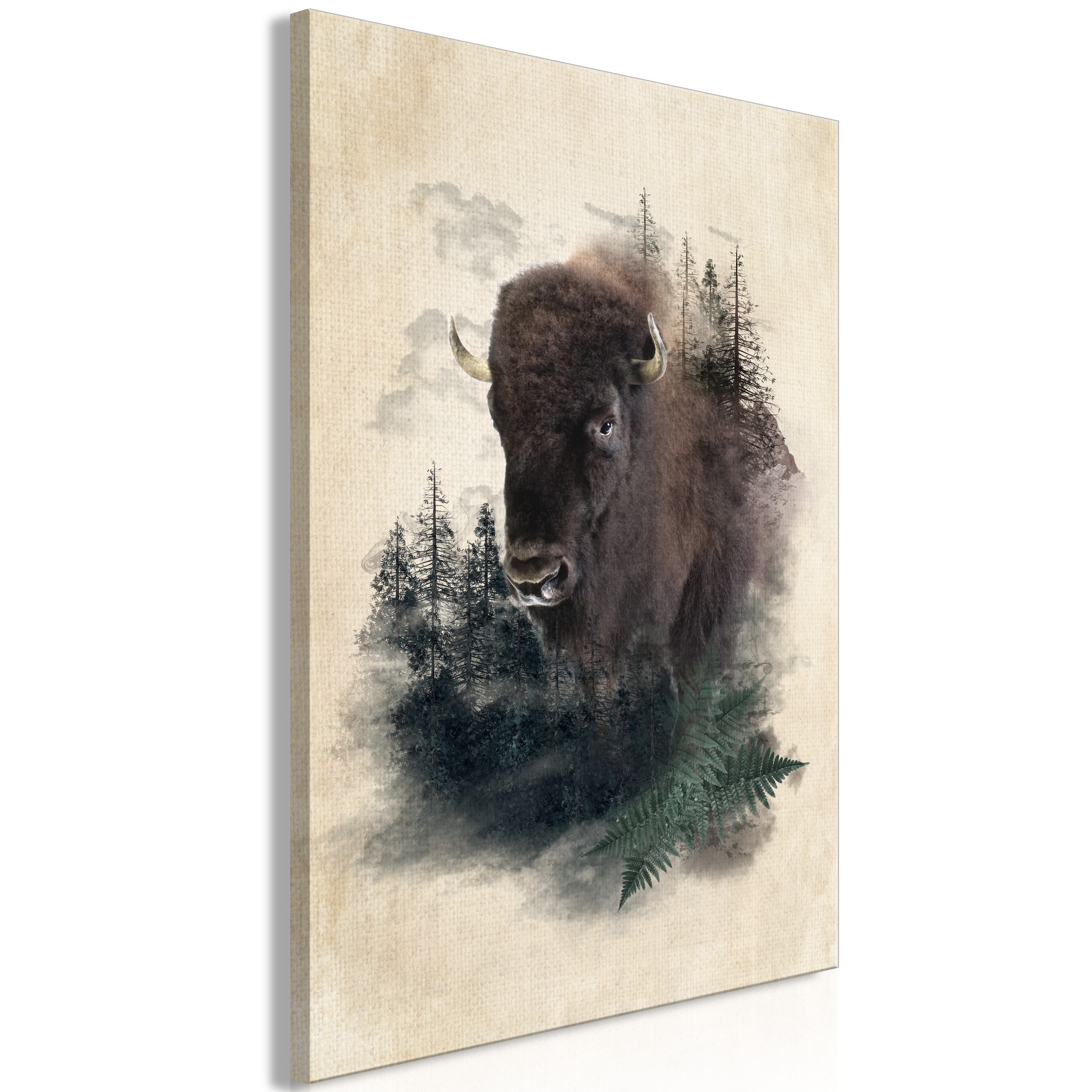 Canvas Print - Stately Buffalo (1 Part) Vertical - 40x60