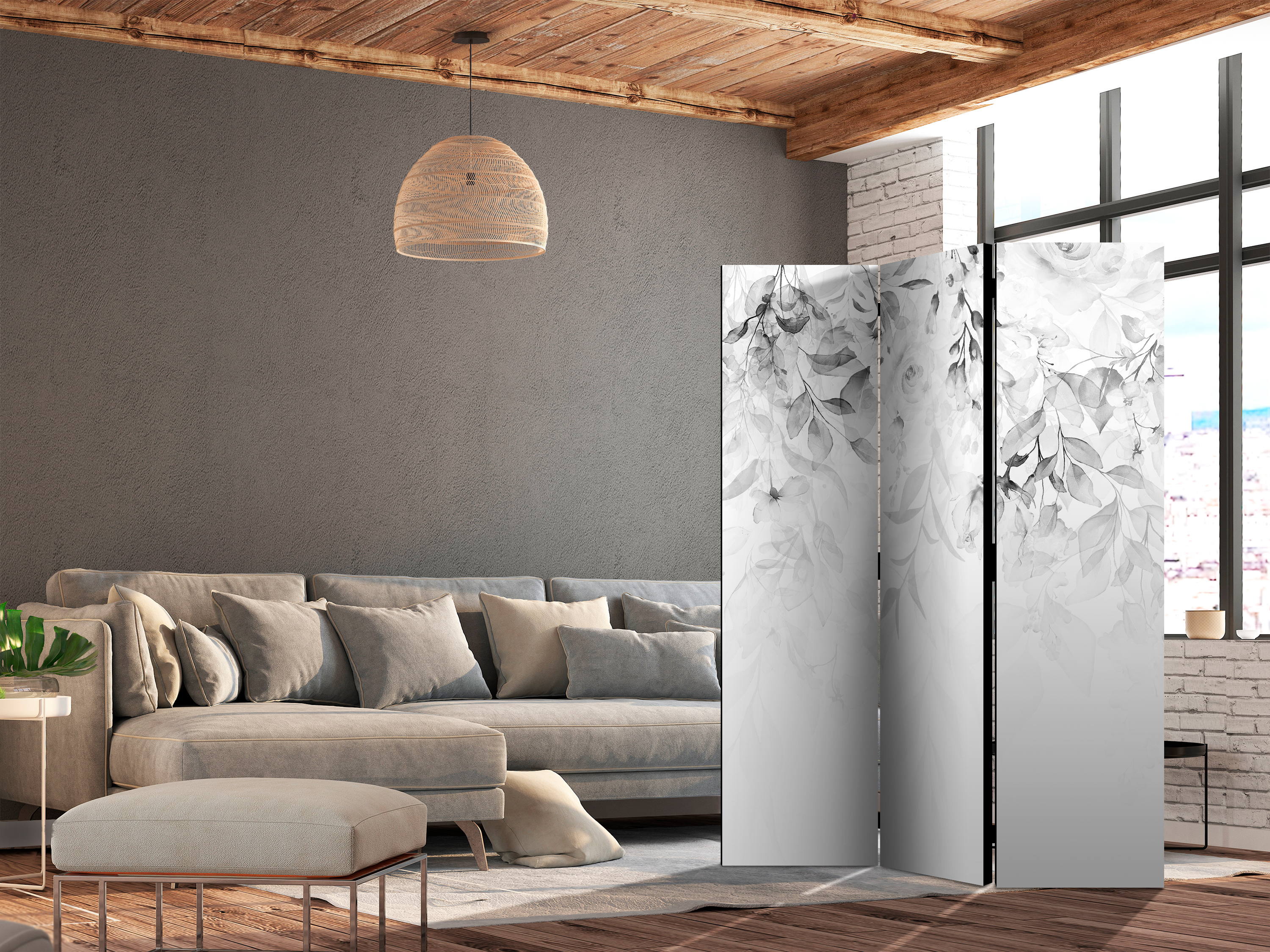 Deko Paravent Raumteiler Trennwand Spanische Wand Sichtschutz b-A-0887-z-c - Bild 11 von 12