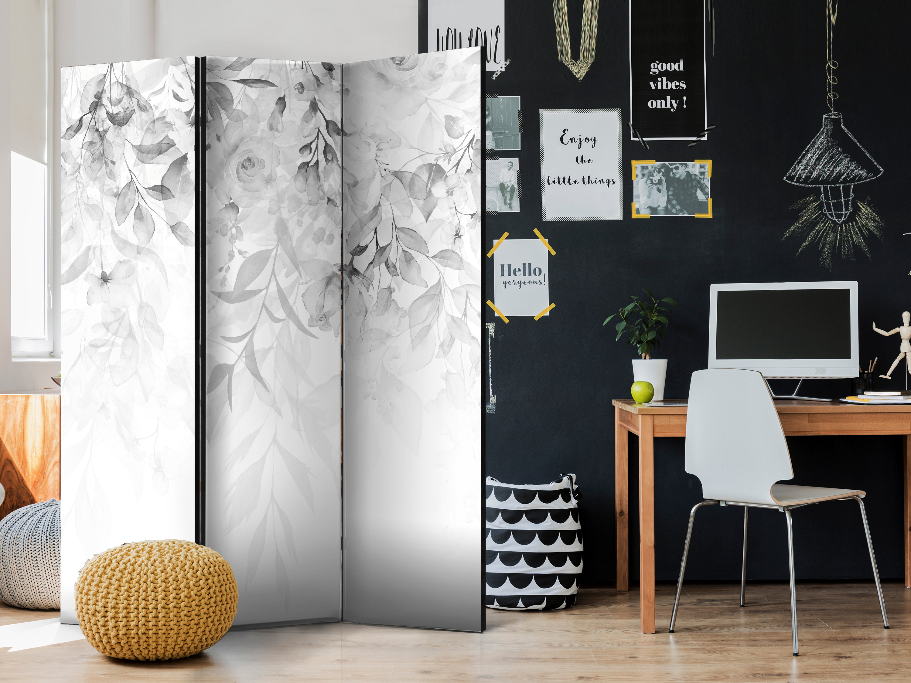 Deko Paravent Raumteiler Trennwand Spanische Wand Sichtschutz b-A-0887-z-c - Bild 12 von 12